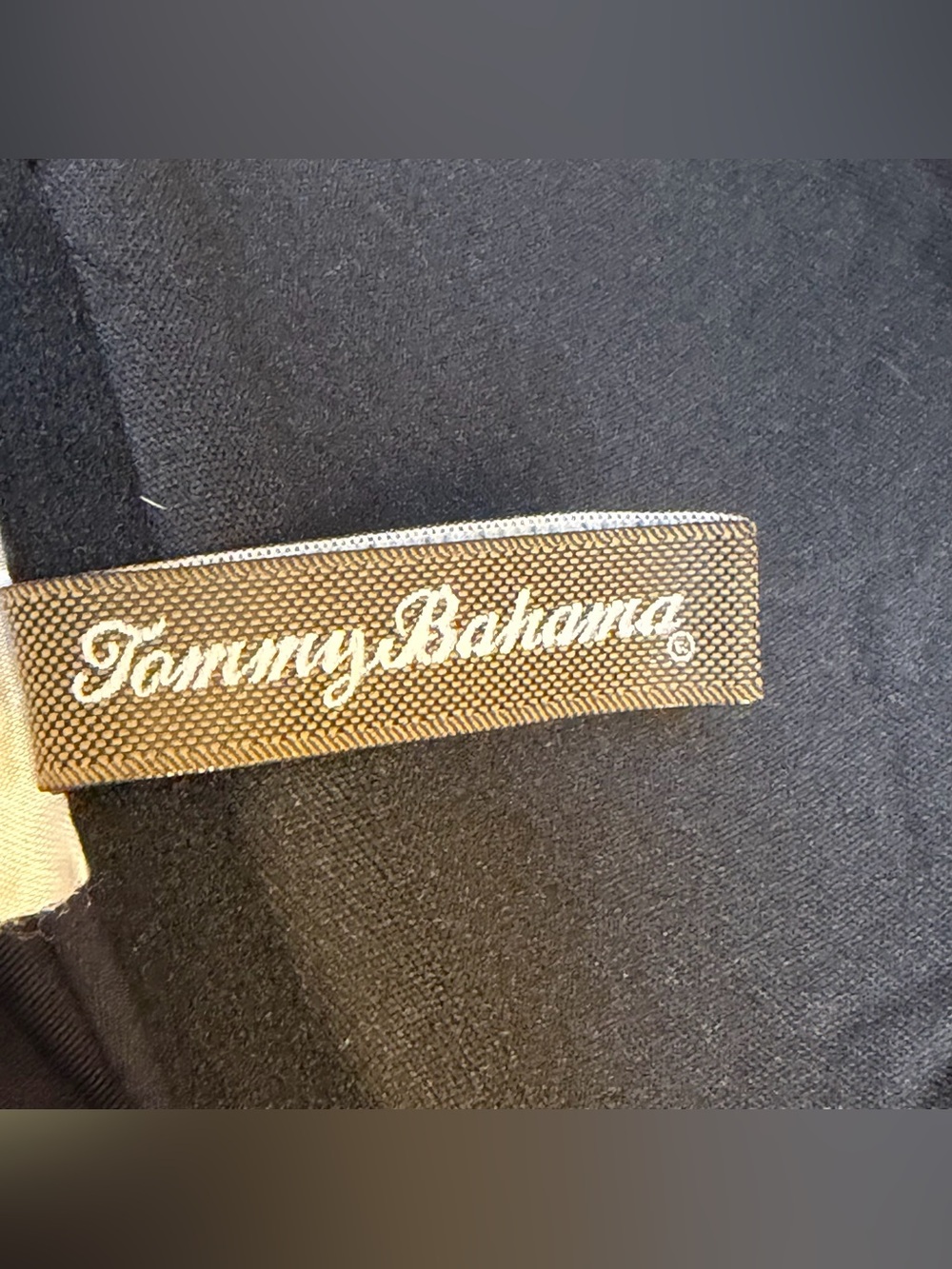 Tommy Bahama Black Bikini Swim Top Size 34D - Picture 3 of 4